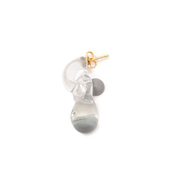 TOMORROWLAND GOODS「 LEVENS JEWELS MINI GLASS HOOP ピアス」|ピアス|