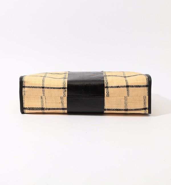 TOMORROWLAND GOODS「Ele`Sac CHECK WIDE TOTE バッグ」|ハンドバッグ|