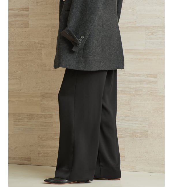 Plage「dull satin straight パンツ」|その他|