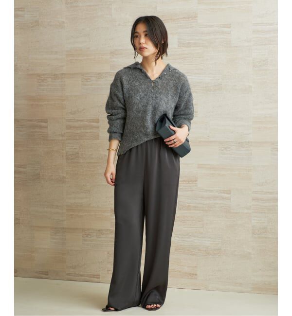 Plage「dull satin straight パンツ」|その他|