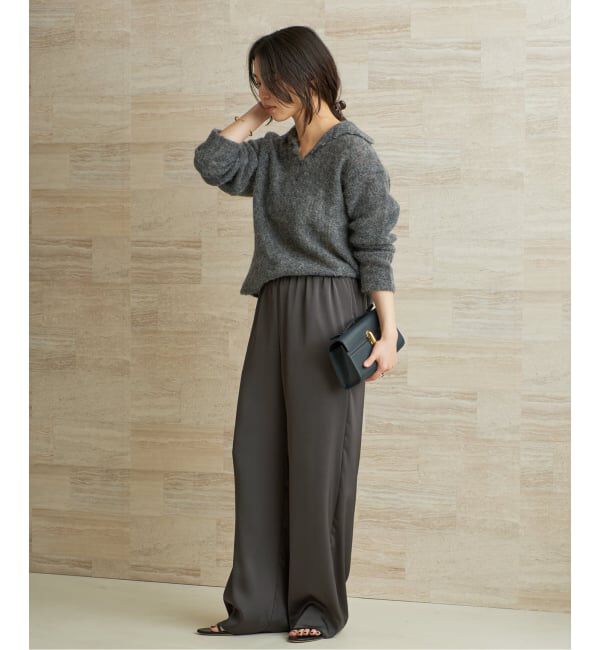 Plage「dull satin straight パンツ」|その他|
