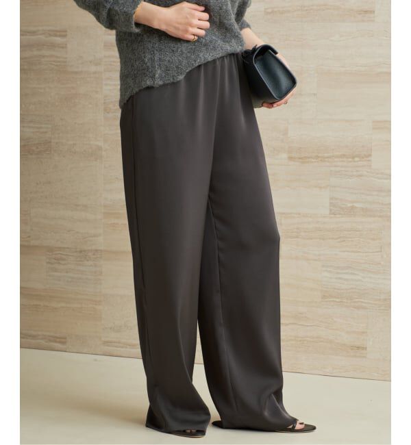 Plage「dull satin straight パンツ」|その他|