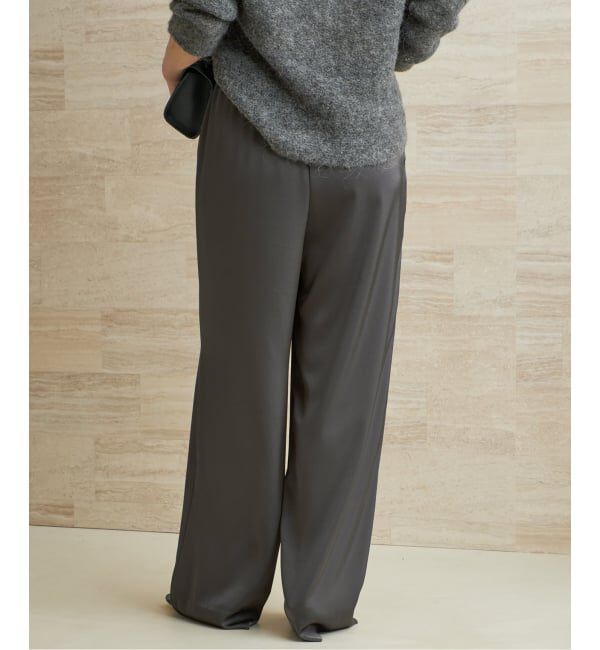 Plage「dull satin straight パンツ」|その他|