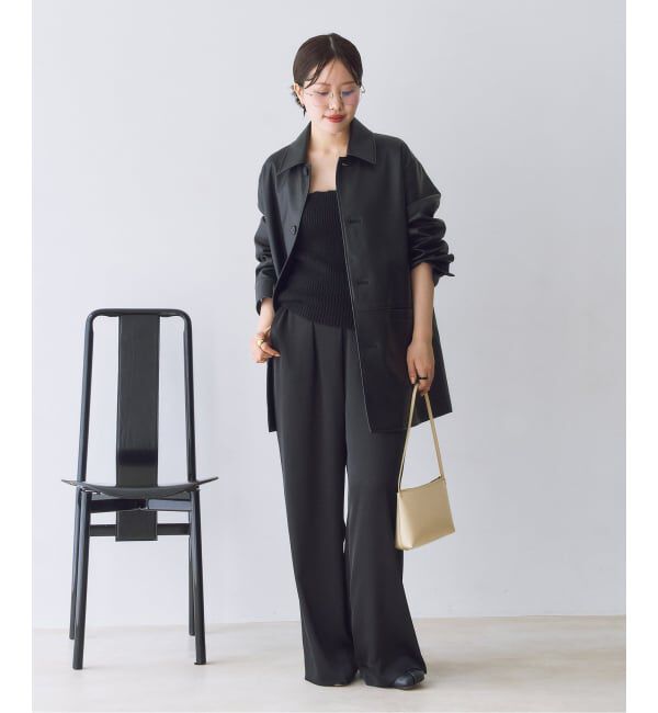 Plage「《追加》dull satin relax パンツ 2」|その他|