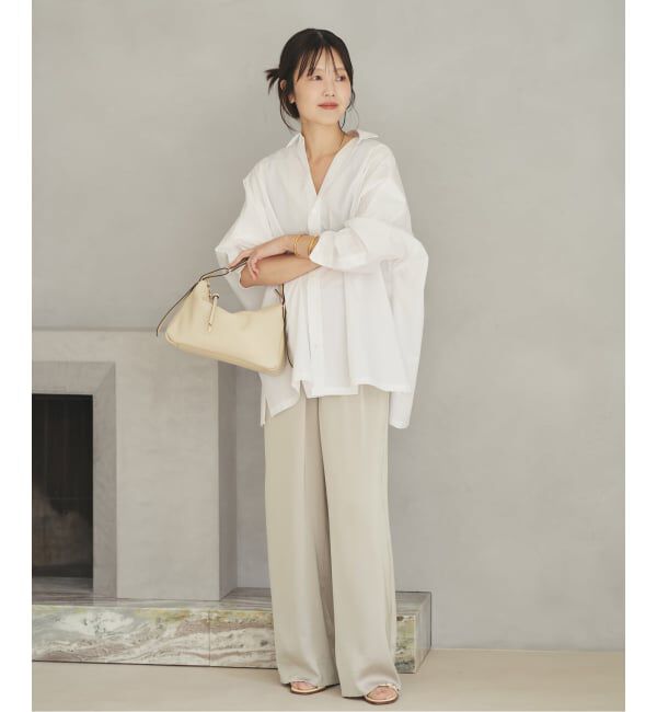 Plage「《追加》dull satin relax パンツ 2」|その他|