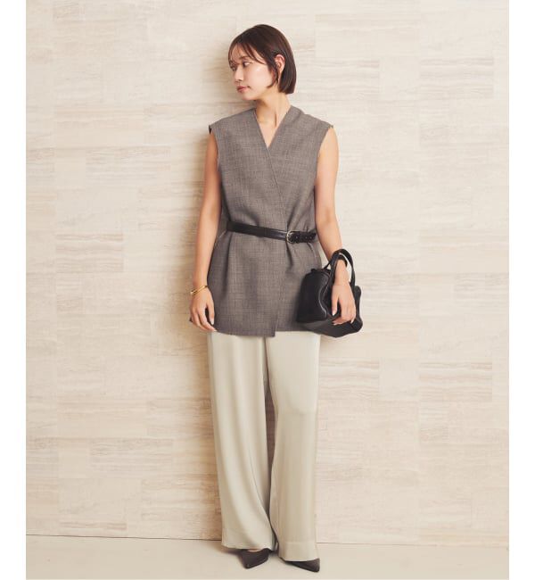 Plage「《追加》dull satin relax パンツ 2」|その他|