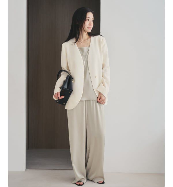 Plage「《追加》dull satin relax パンツ 2」|その他|
