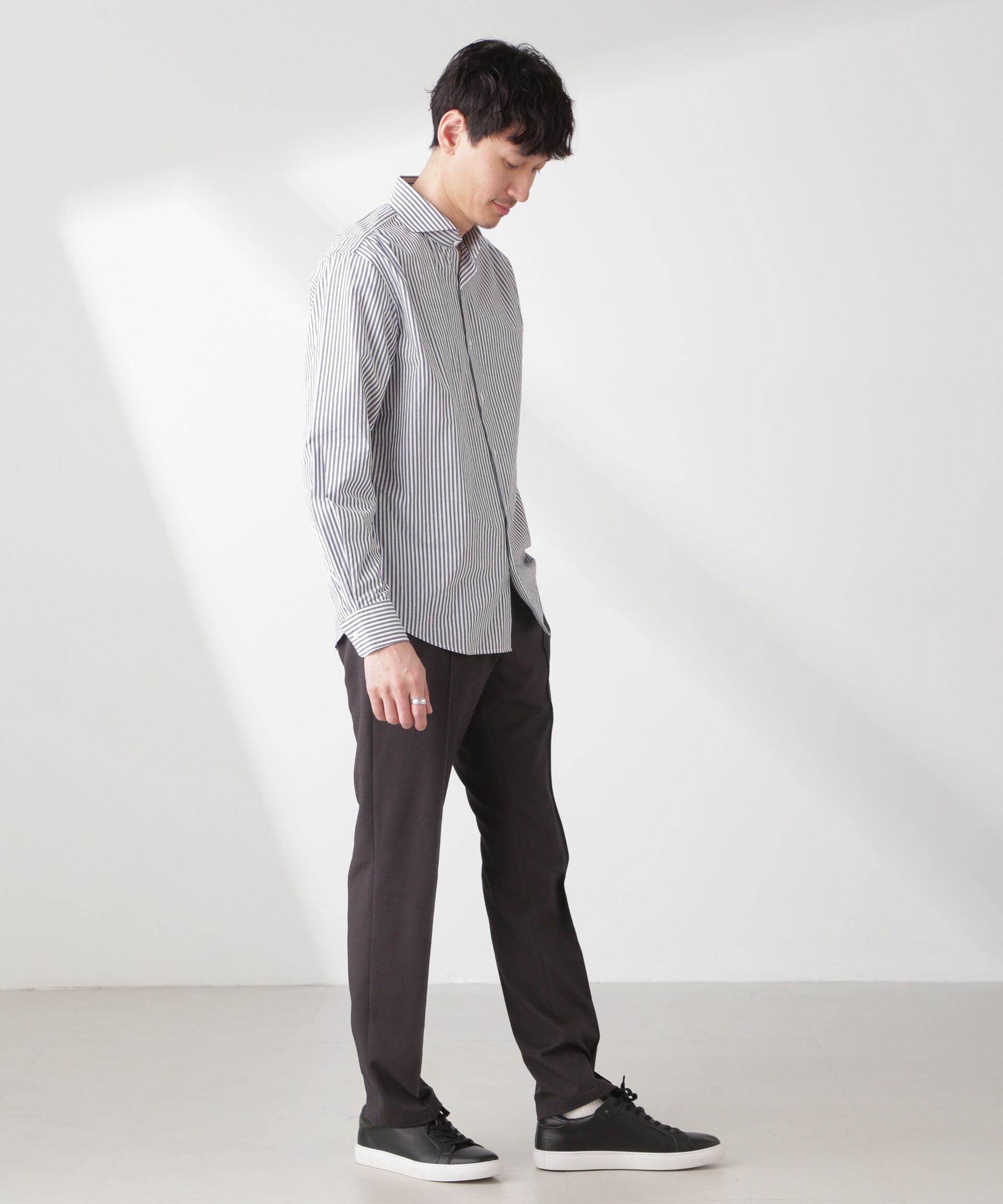 nano･universe「「N TROUSERS PREMIUM」IN DRY カノコストレッチパンツ(セットアップ可)」|スーツ|