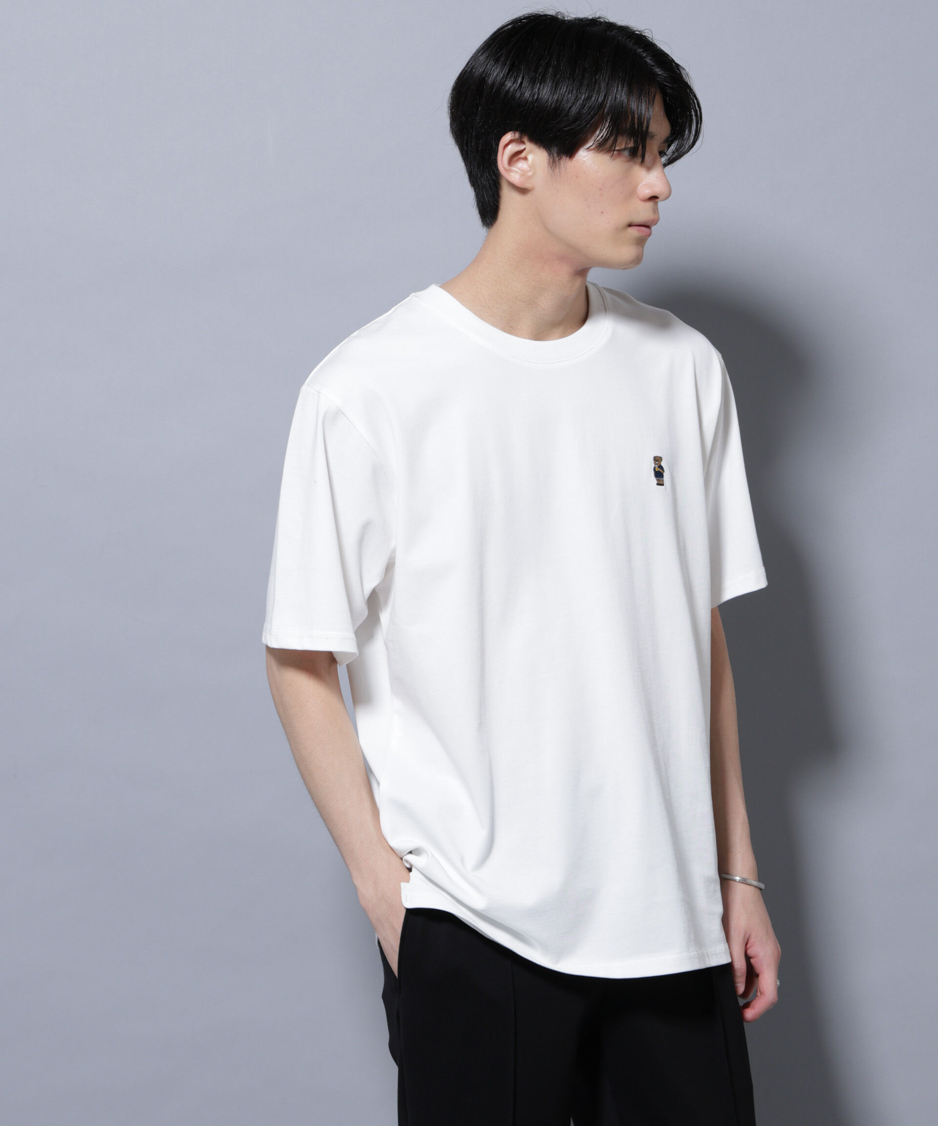 NANO universe「ナノベアTシャツ 半袖 夏服Ver.2」|Tシャツ・カットソー|