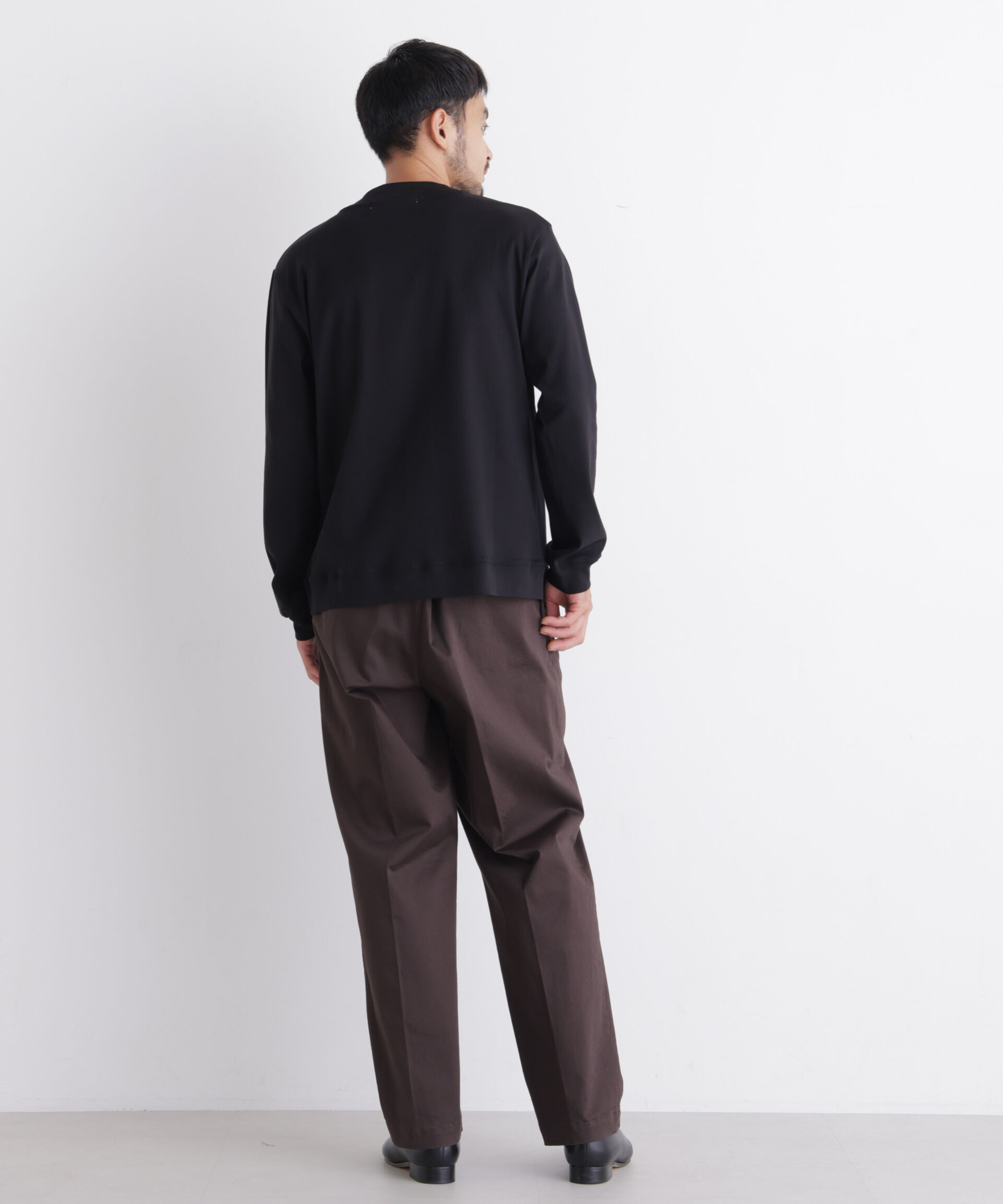 NANO universe「「FORMAL JERSEY」モックネックカットソー長袖」|Tシャツ・カットソー|