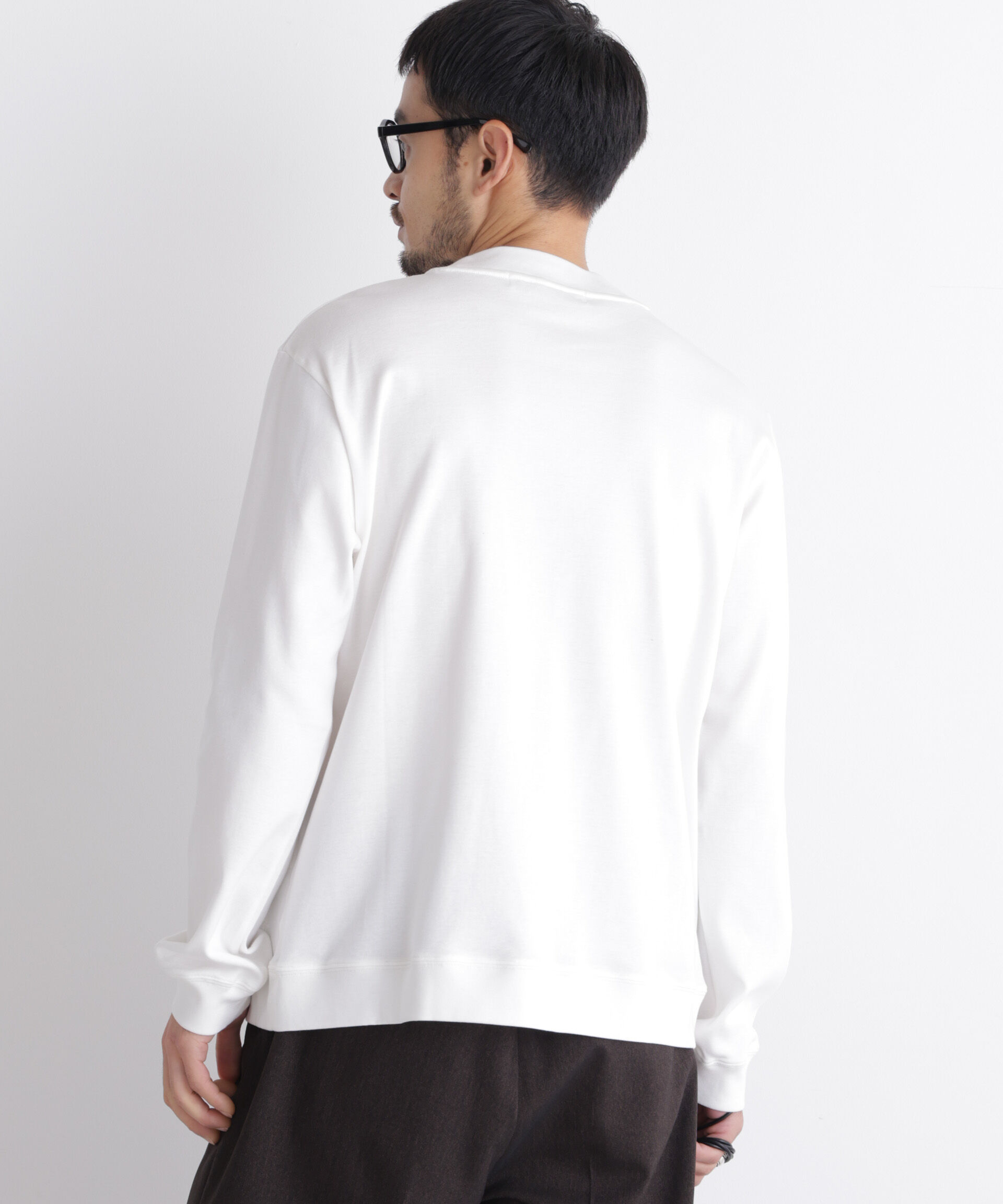 NANO universe「「FORMAL JERSEY」モックネックカットソー長袖」|Tシャツ・カットソー|