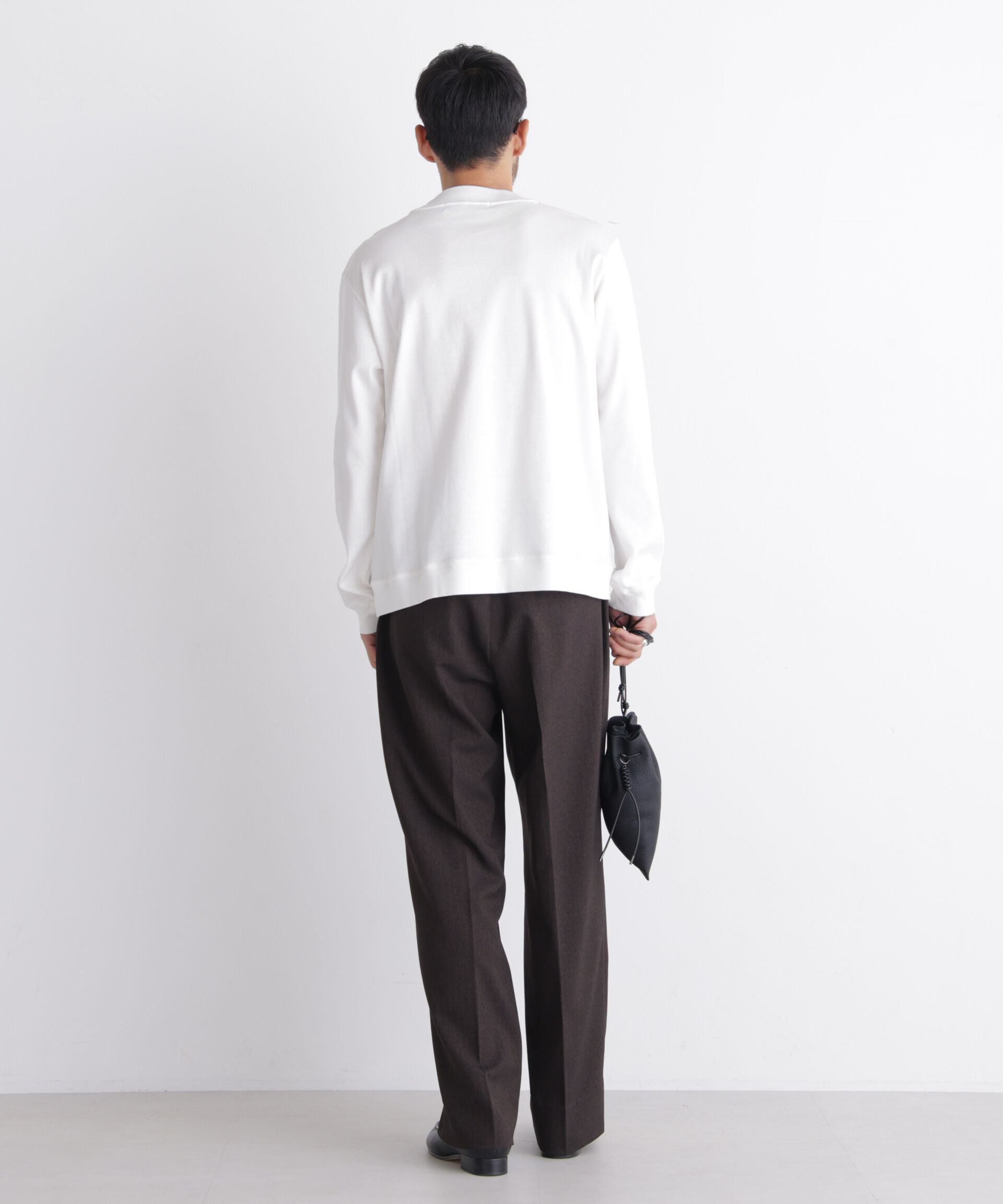 NANO universe「「FORMAL JERSEY」モックネックカットソー長袖」|Tシャツ・カットソー|