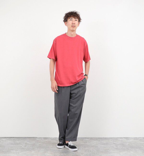 NOLLEY'S goodman「【BECシリーズ】《接触冷感/UVカット》PIGMENT DYE BIO WASH ピグメント染め オーバーサイズTシャツ」|Tシャツ・カットソー|