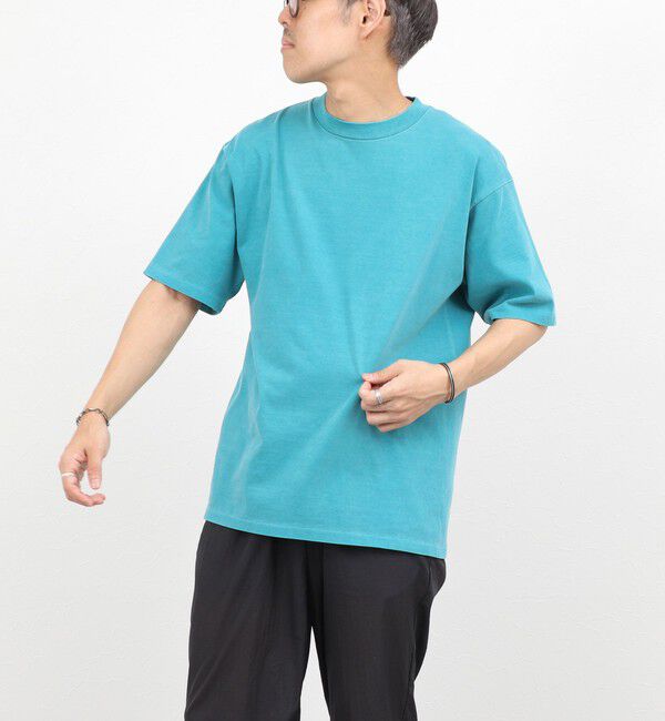 NOLLEY'S goodman「【BECシリーズ】《接触冷感/UVカット》PIGMENT DYE BIO WASH ピグメント染め オーバーサイズTシャツ」|Tシャツ・カットソー|