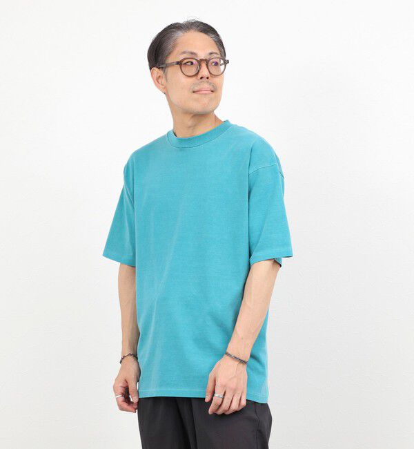 NOLLEY'S goodman「【BECシリーズ】《接触冷感/UVカット》PIGMENT DYE BIO WASH ピグメント染め オーバーサイズTシャツ」|Tシャツ・カットソー|