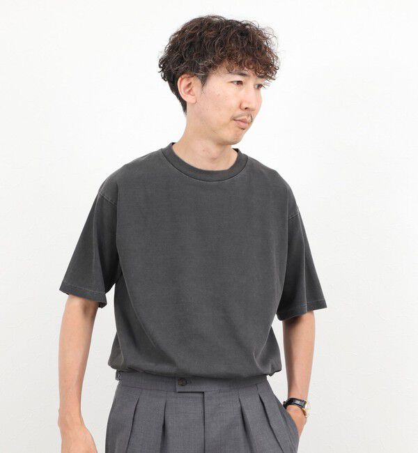 NOLLEY'S goodman「【BECシリーズ】《接触冷感/UVカット》PIGMENT DYE BIO WASH ピグメント染め オーバーサイズTシャツ」|Tシャツ・カットソー|