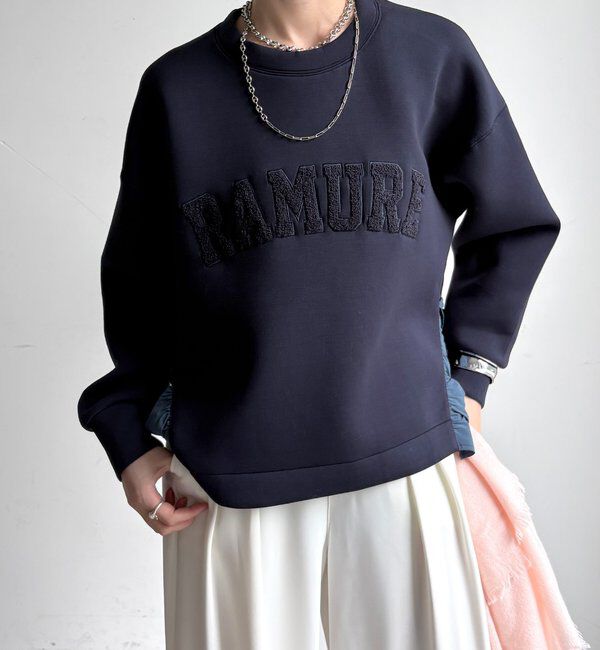  「【WEB限定】ダンボールサイドフリルサガラ刺繍プルオーバー」|Tシャツ・カットソー|