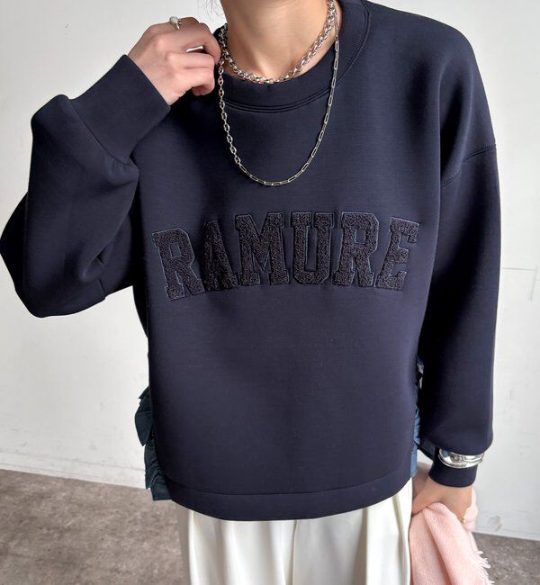  「【WEB限定】ダンボールサイドフリルサガラ刺繍プルオーバー」|Tシャツ・カットソー|