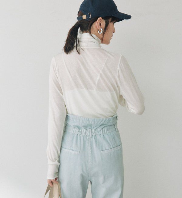  「シルクブレンドカットタートル」|Tシャツ・カットソー|