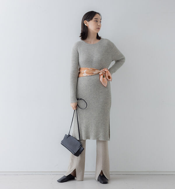collex「ナチュラルファインヤーンニットワンピース」|ワンピース|