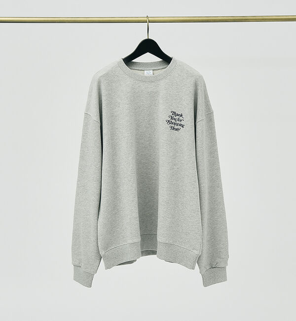 ABAHOUSE「【FRUIT OF THE LOOM】タイポグラフィ ヘビーオンス ルーズ クル」|スウェット・ジャージ|グレー系その他1
