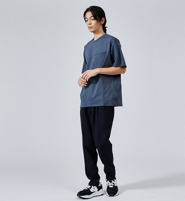 ABAHOUSE「glossy ポンチ タックTシャツ」|Tシャツ・カットソー|