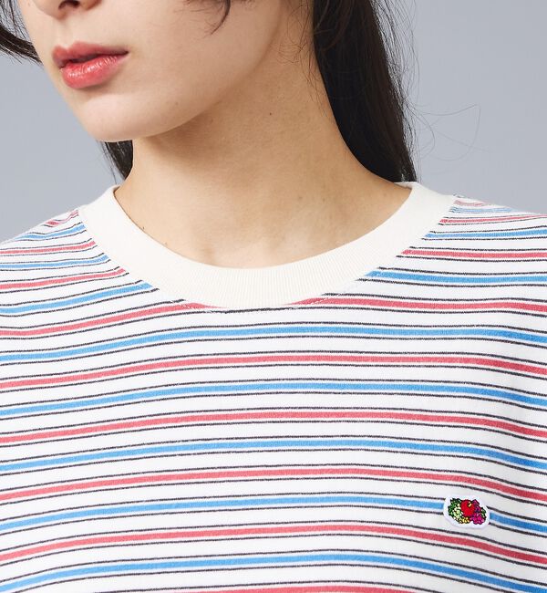 ABAHOUSE「【FRUIT OF THE LOOM/フルーツ・オブ・ザ・ルーム】ピーチ起毛ボー」|Tシャツ・カットソー|