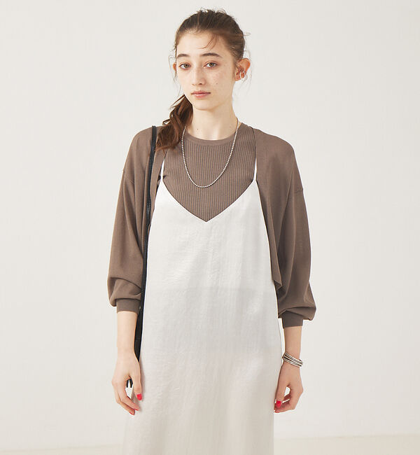 Rouge vif「アセテートキャミワンピース」|ワンピース|