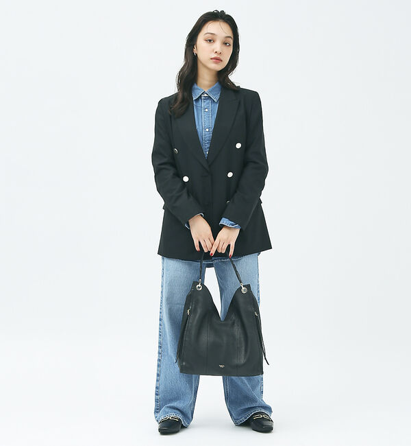 LOWELL things「【再入荷】Valley/かがりレザーワンショルダー」|ショルダー・メッセンジャー|