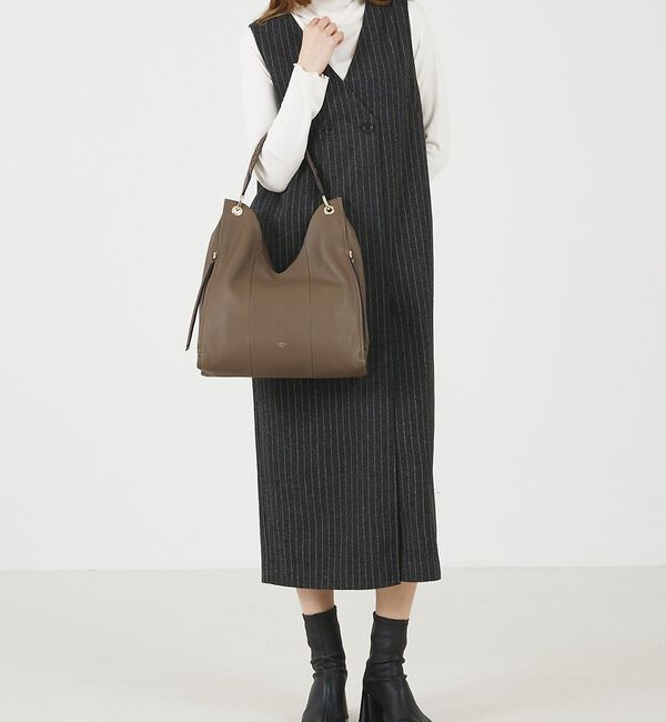 LOWELL things「【再入荷】Valley/かがりレザーワンショルダー」|ショルダー・メッセンジャー|