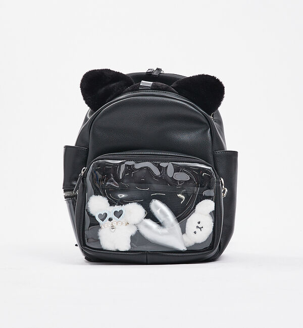 LOWELL things「【再入荷】オシゴトリュックミニ【推し活】」|リュック|ブラック