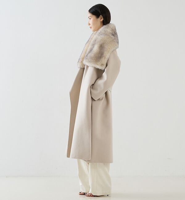The Store by C' 「【KARL DONOGHUE】Popper Shrug／ファーシュラッグ」|マフラー|