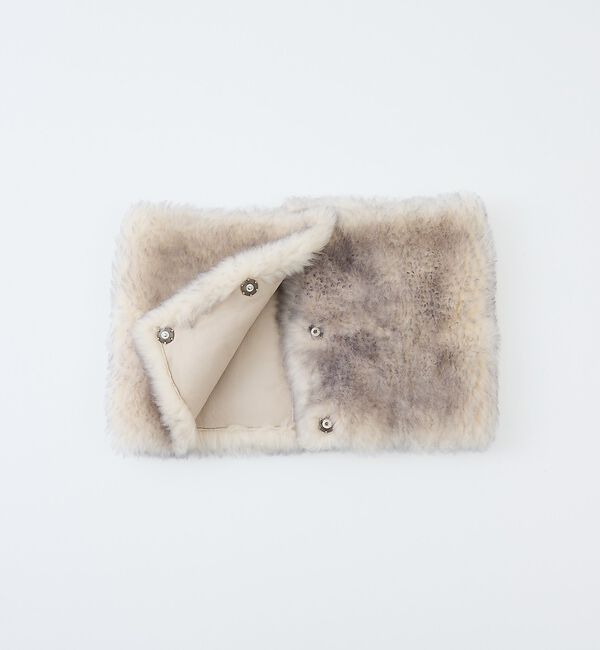 The Store by C' 「【KARL DONOGHUE】Popper Shrug／ファーシュラッグ」|マフラー|