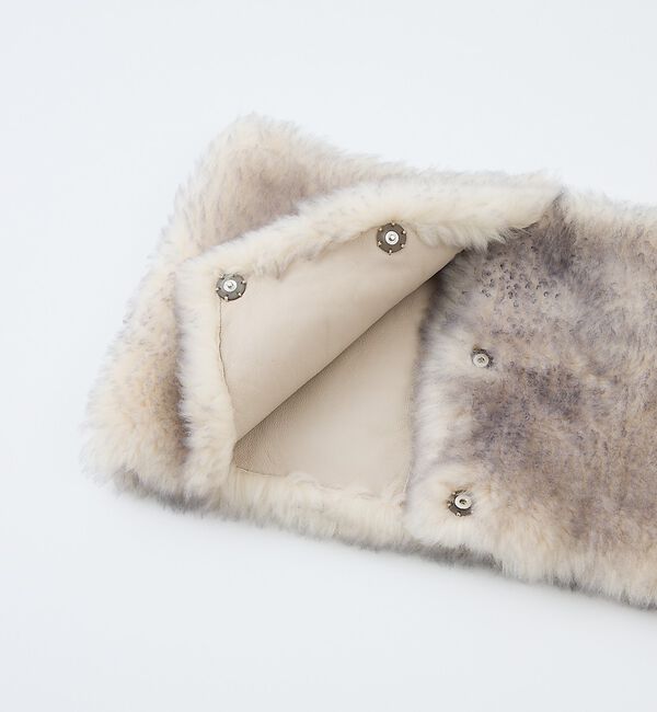 The Store by C' 「【KARL DONOGHUE】Popper Shrug／ファーシュラッグ」|マフラー|