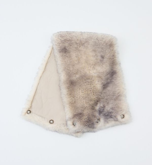 The Store by C' 「【KARL DONOGHUE】Popper Shrug／ファーシュラッグ」|マフラー|