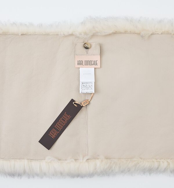 The Store by C' 「【KARL DONOGHUE】Popper Shrug／ファーシュラッグ」|マフラー|