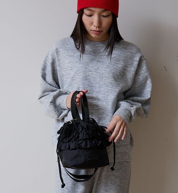 NOMINE「【MISFITS】2WAYフリル 巾着 トートバッグ」|トートバッグ|
