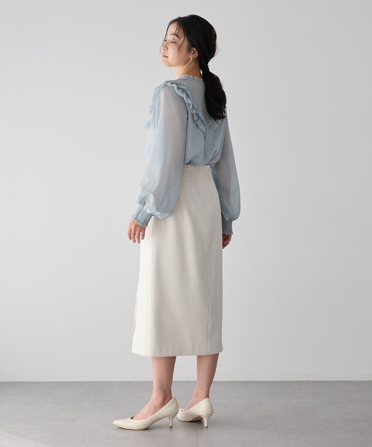 YECCA VECCA「ラッフルレースブラウス」|シャツ・ブラウス|