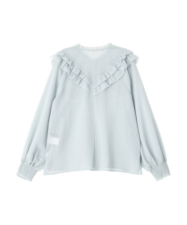 YECCA VECCA「ラッフルレースブラウス」|シャツ・ブラウス|