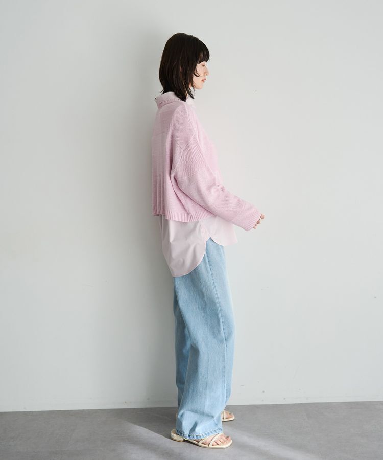 YECCA VECCA「テープヤーンルーズニットプルオーバー」|ニット・セーター|