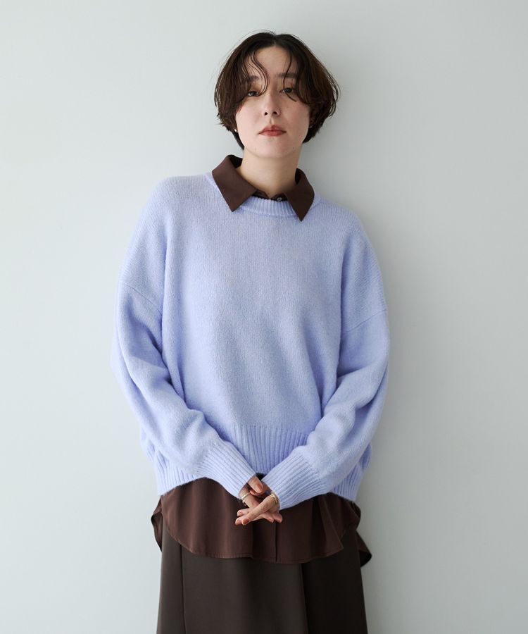 YECCA VECCA「バックギャザーロングシャツ」|シャツ・ブラウス|