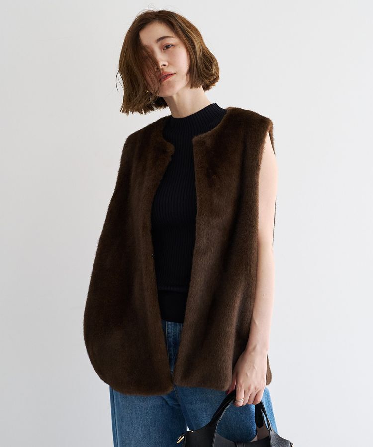 YECCA VECCA「フェイクファージレ」|その他|Brown