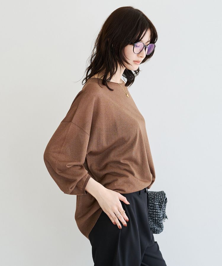 YECCA VECCA「シアーニットプルオーバー」|ニット・セーター|