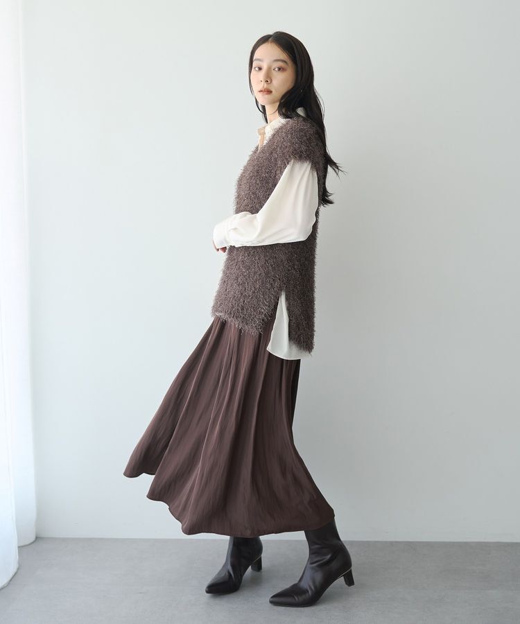 YECCA VECCA「【接触冷感】サテンギャザーパンツ」|その他|