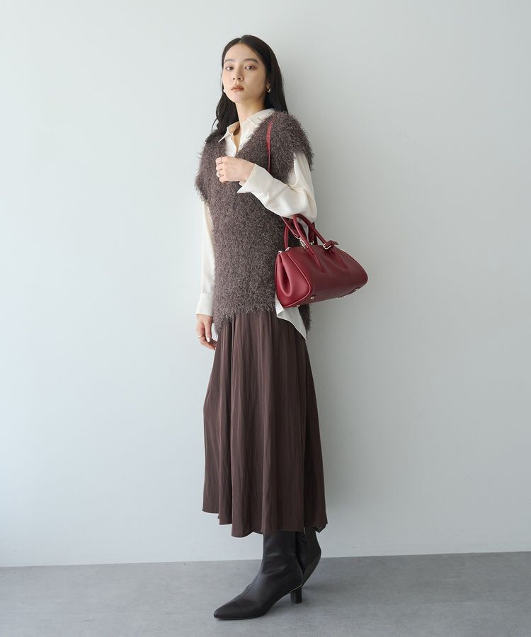 YECCA VECCA「【接触冷感】サテンギャザーパンツ」|その他|