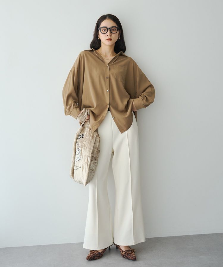YECCA VECCA「イージーカットジョーゼットパンツ」|その他|