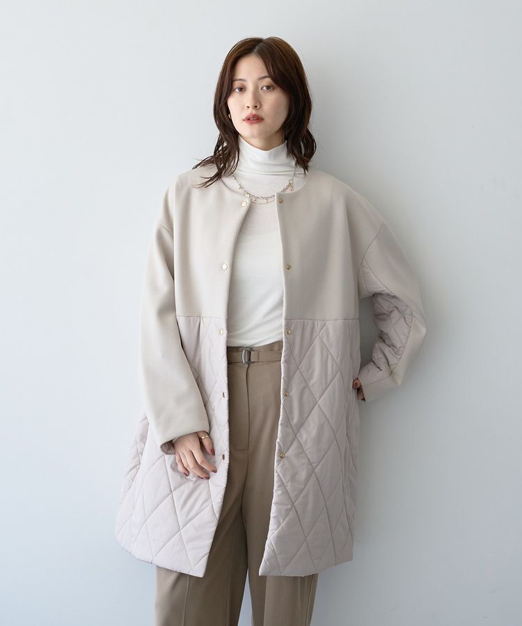 YECCA VECCA「カットボンディング&times;中綿コート」|その他|