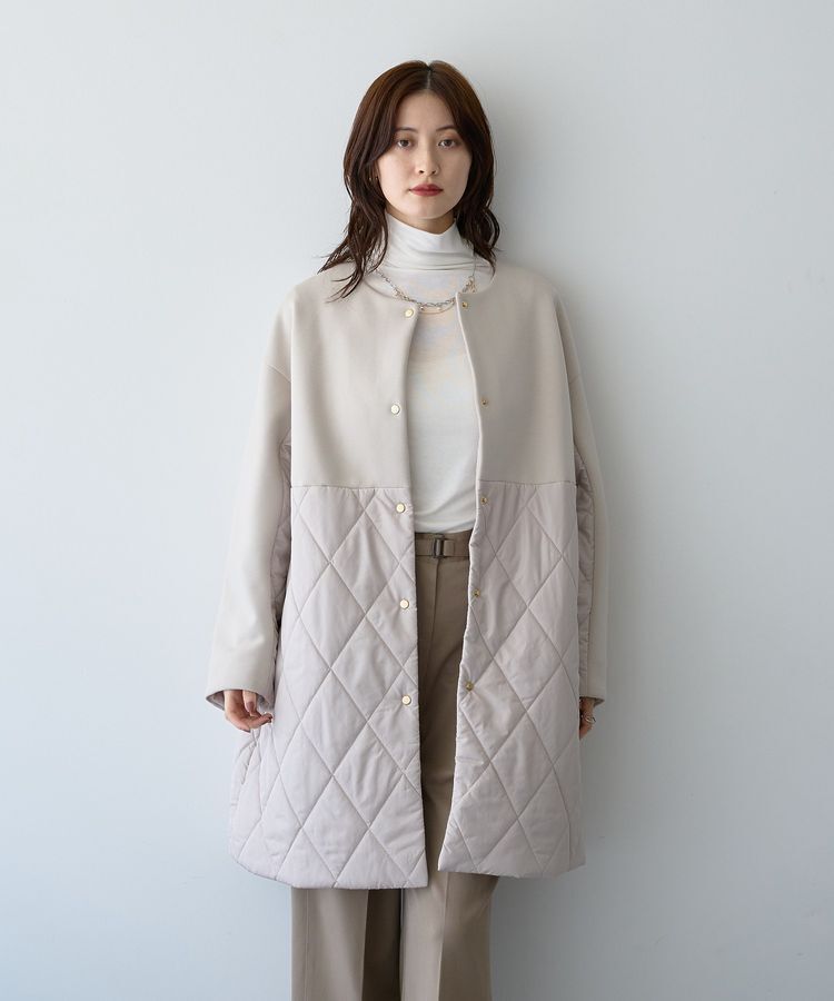 YECCA VECCA「カットボンディング&times;中綿コート」|その他|