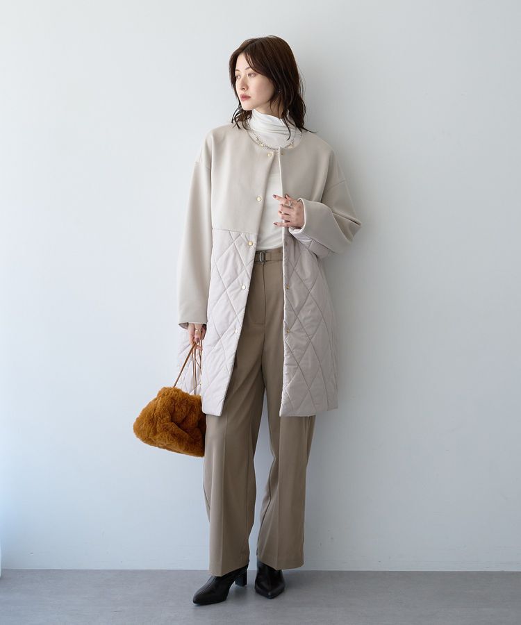 YECCA VECCA「カットボンディング&times;中綿コート」|その他|