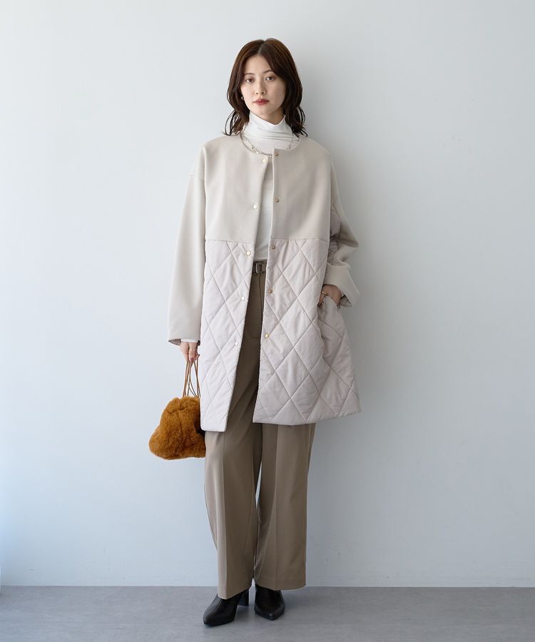 YECCA VECCA「カットボンディング&times;中綿コート」|その他|